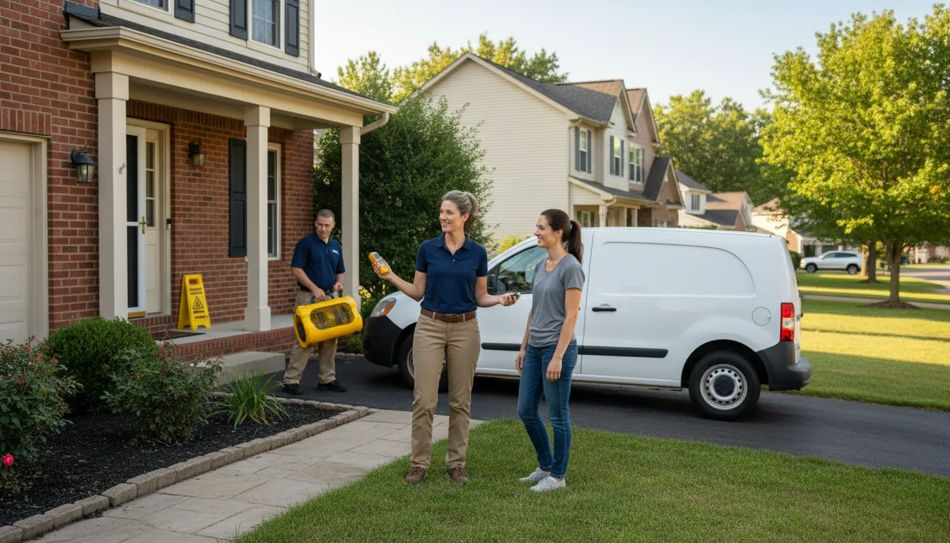 Water restoration image for Water Damage & Restoration Services in Yale, MI